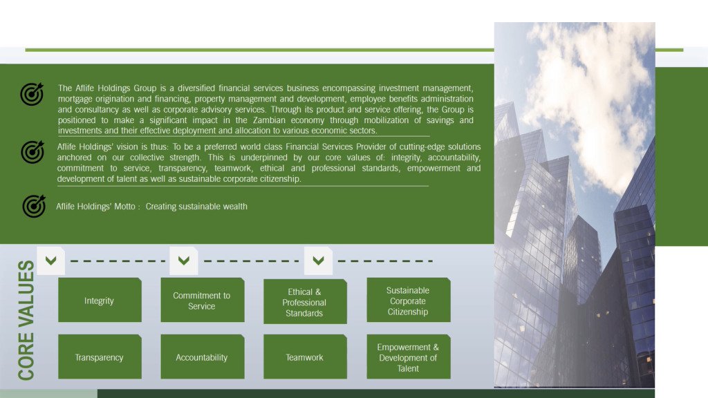 Our Mission, Vision and Values AFHOLD